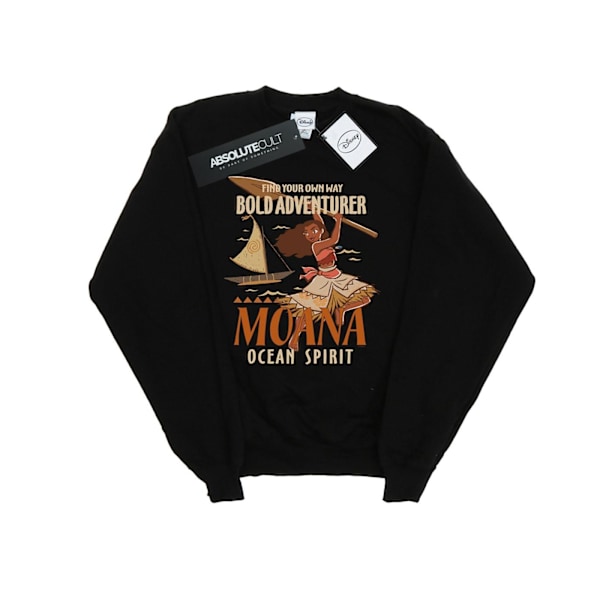 Disney Dam/Kvinnor Moana Hitta Din Egen Väg Sweatshirt M Svart Black M