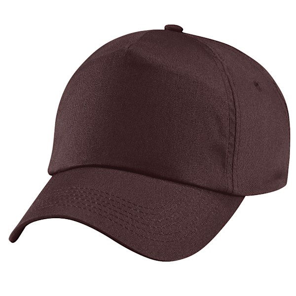 Beechfield Unisex Original 5-Panel Baseballkeps (2-pack) Chocolate One Size
