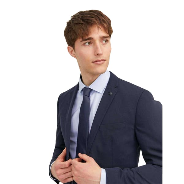 Jack And Jones Herr Enfärgad Slips En Storlek Navy Blazer Navy Blazer One Size