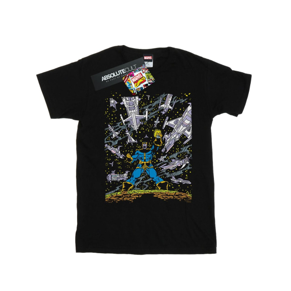 Marvel Boys Thanos Ships T-shirt 9-11 år svart Black 9-11 Years