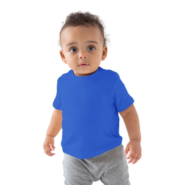 Babybugz Baby kortärmad T-shirt 18-24 Ekologisk koboltblå Organic Cobalt Blue 18-24