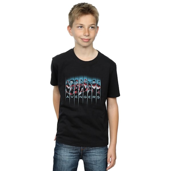 Marvel Boys Avengers Endgame Team Tech Assemble T-shirt 9-11 år Black 9-11 Years
