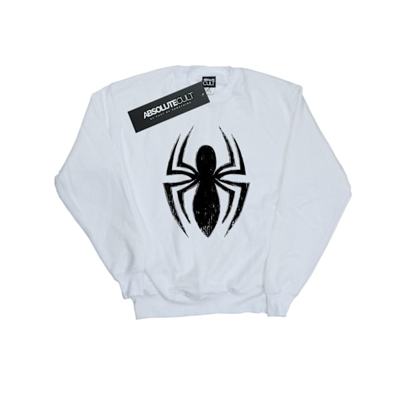 Marvel Herr Spider-Man Ultimate Spider Logo Sweatshirt L Vit White L