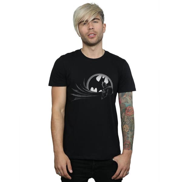 DC Comics Herr Batman Spot T-shirt M Svart Black M