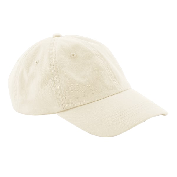 Beechfield 6-Panel Lågprofilkeps Storlek One Size Beige Beige One Size