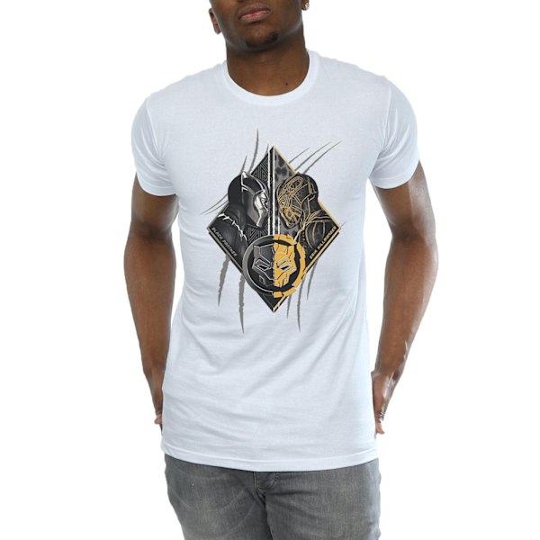 Marvel Herr Svart Panter Vs Killmonger T-Shirt M Vit White M