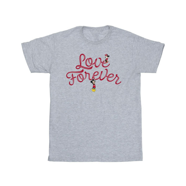 Disney herr Mickey Mouse Love Forever T-shirt 3XL Sports Grey Sports Grey 3XL