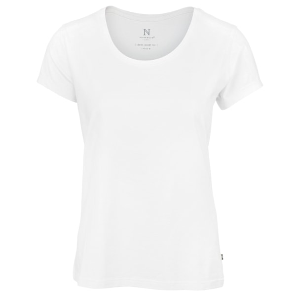 Nimbus Womens/Ladies Montauk Essential Short Sleeve T-Shirt L W White L