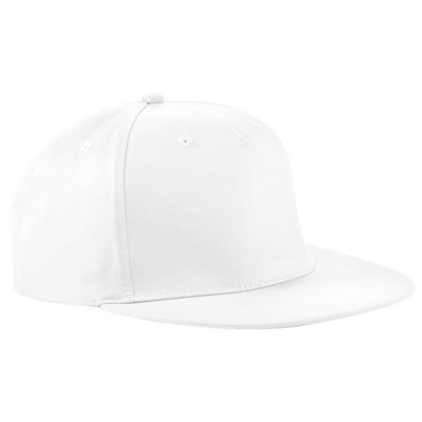 Beechfield Unisex 5 Panel Retro Rapper Cap (Pack med 2) One Size White One Size