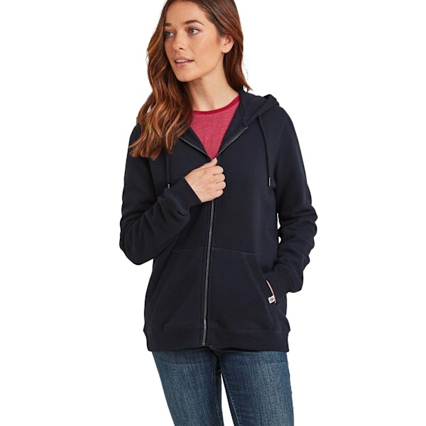 TOG24 Dam/Kvinnor Mia Full Zip Hoodie 24 UK Mörk Indigo Dark Indigo 24 UK