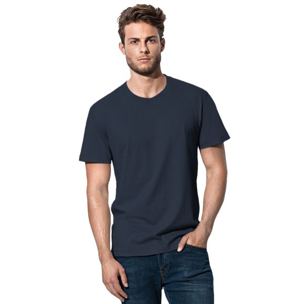 Stedman Unisex Adults Klassisk T-shirt L Blå midnatt Blue Midnight L