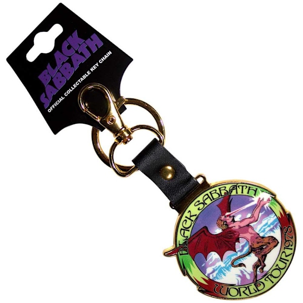 Black Sabbath Världsturné 1978 Nyckelring En Storlek Flerfärgad Multicoloured One Size