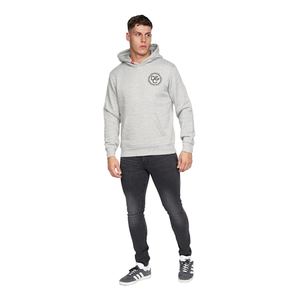 Duck and Cover Mens Macksony Marl Hoodie S Grey Marl Grey Marl S