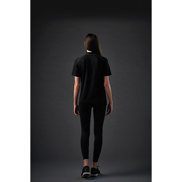 Stormtech Dam/Kvinnor Endurance HD Poloshirt M Svart/Dolphin Black/Dolphin M