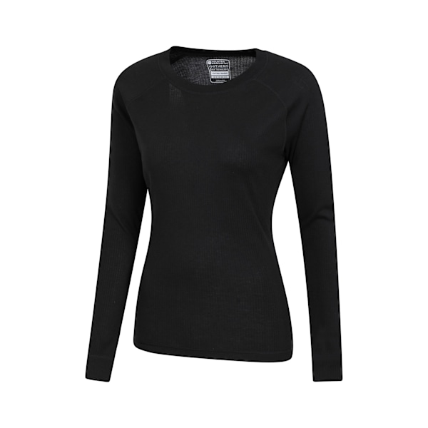 Mountain Warehouse Dam Talus Långärmad Topp för Kvinnor 16 UK Svart Black 16 UK