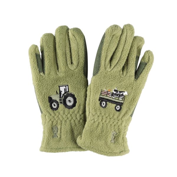 Little Knight Barnkollektion Ridhandskar M Ol Olive Green M