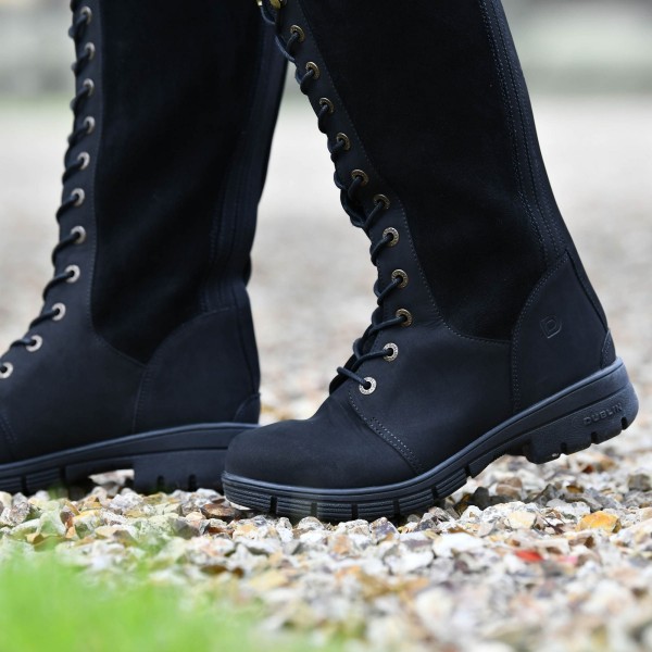 Dublin Unisex Vuxen Sloney Mocka Country Boots 3 UK Svart Black 3 UK
