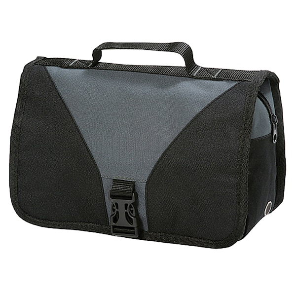Shugon Bristol hopfällbar resetoalettväska - 4 liter (2-pack) Dark Grey/Black One Size