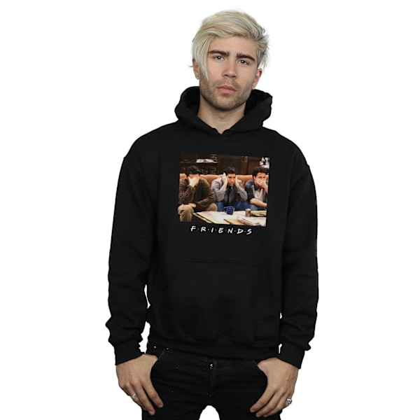 Friends Mens Three Wise Guys Hoodie S Svart Black S