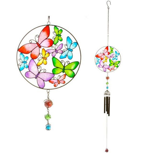 Fjärilsvindspel - Något annorlunda - En storlek - Flerfärgad Multicoloured One Size