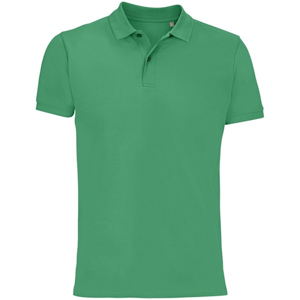 SOLS Herr Planet Piqué Ekologisk Pikétröja M Spring Green Spring Green M