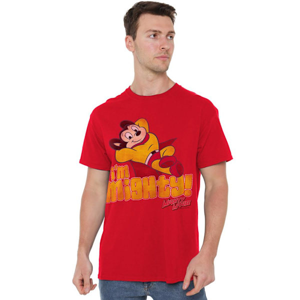 Mighty Mouse Herr I´m Mighty T-Shirt M Röd Red M