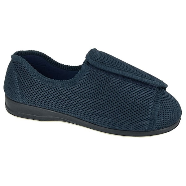 Sleepers Unisex Adult Terry Extra Wide Slippers 5 UK Marinblå Navy Blue 5 UK