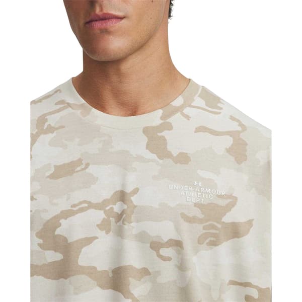 Under Armour Herr Tung T-shirt L Sten/Vit Stone/White L