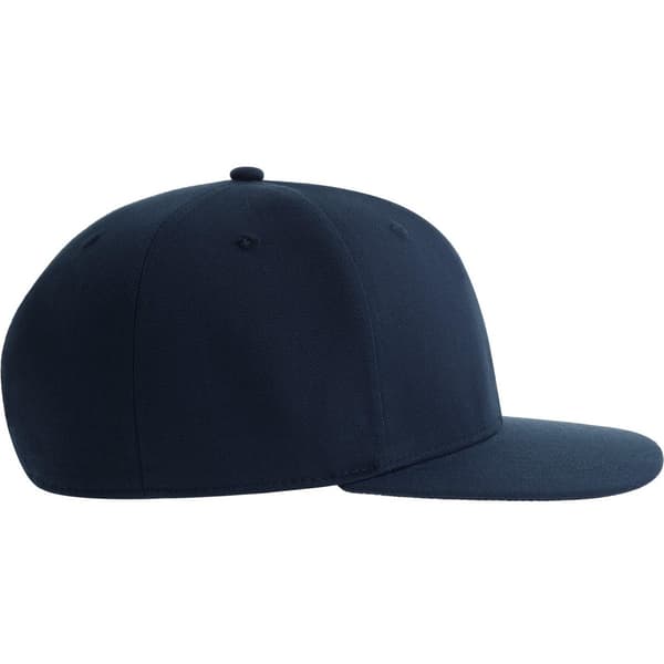 Atlantis Unisex Vuxen James 6 Panel Återvunnen Polyester Snapback Navy One Size