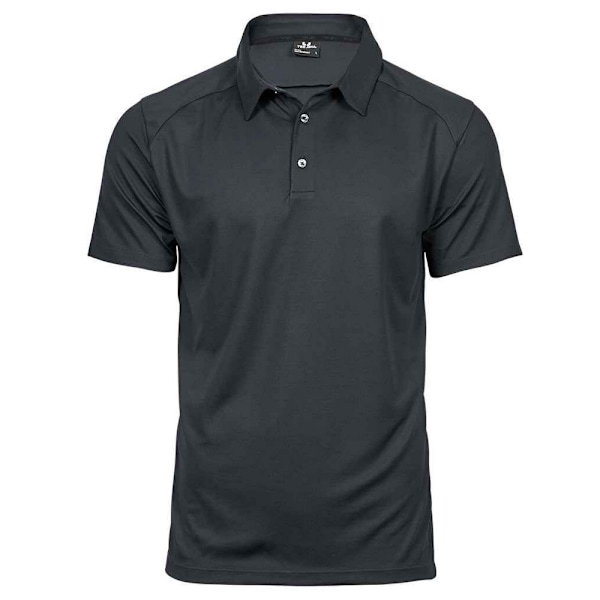 Tee Jays Herr Luxury Sport Polo Shirt S Svart Black S