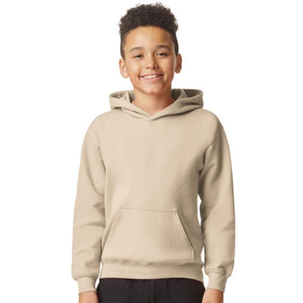 Gildan Childrens/Kids Soft Touch Midweight Hoodie M Sand Sand M