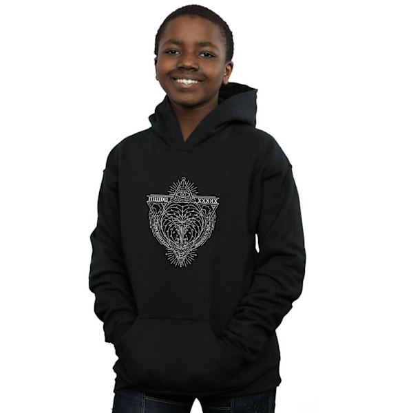 Fantastiska vidunder Boys Wizard Killer Icon Hoodie 9-11 år Svart Black 9-11 Years