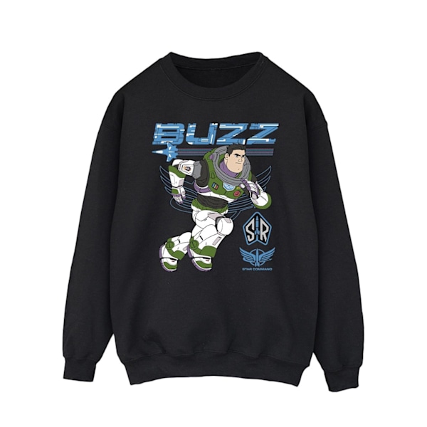 Disney Mens Lightyear Buzz Run To Action Sweatshirt XL Svart Black XL