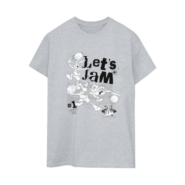 Space Jam: A New Legacy Womens/Ladies Let´s Jam Cotton Boyfrien Sports Grey XL