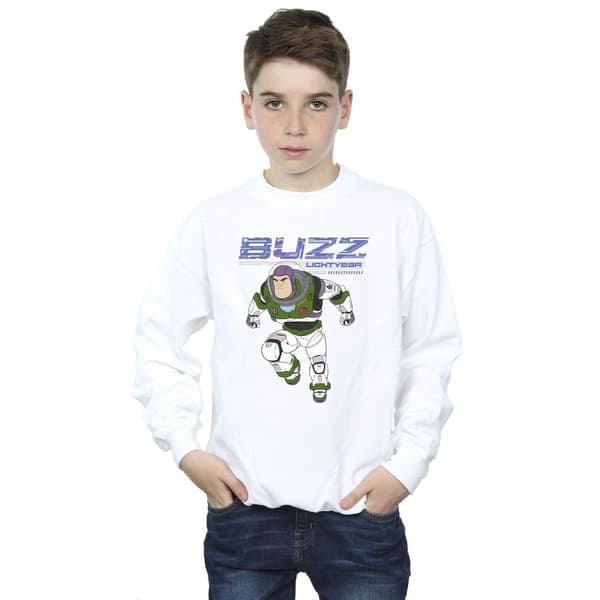 Disney Pojkar Lightyear Buzz Jump To Action Tröja 3-4 År White 3-4 Years