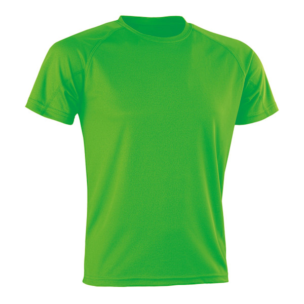 Spiro Adults Unisex Impact Aircool Tee L Flo Green Flo Green L