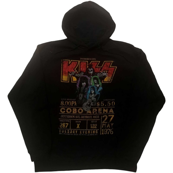 Kiss Unisex Adult Cobra Arena ´76 Eco Friendly Hoodie L Svart Black L