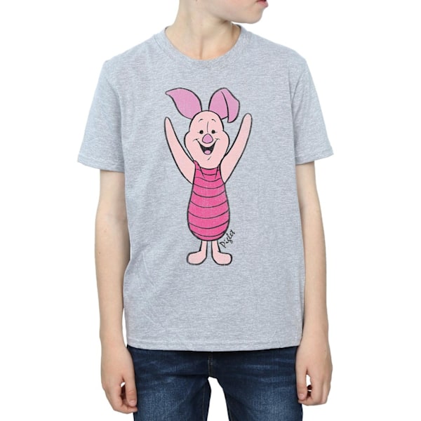 Disney Boys Winnie The Pooh Classic Piglet T-Shirt 5-6 år Sp Sports Grey 5-6 Years