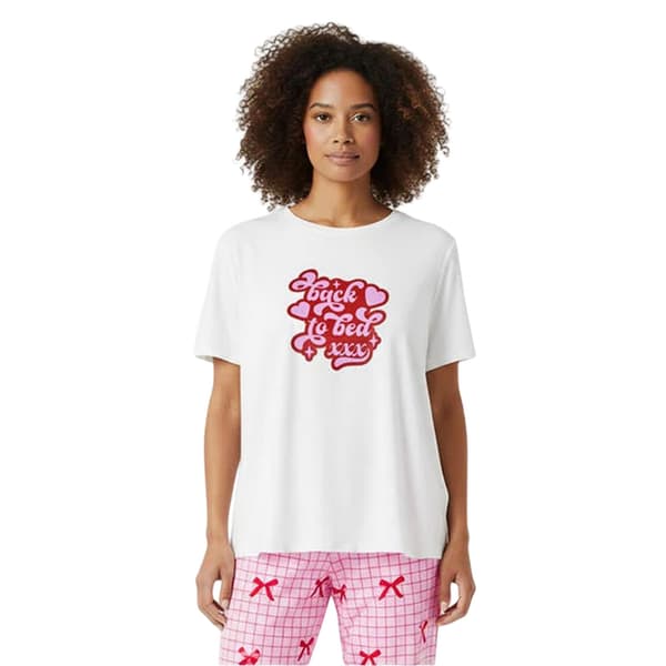 Urban Threads Dam/Dam Pyjamas Set Back To Bed 8 UK Röd Red 8 UK