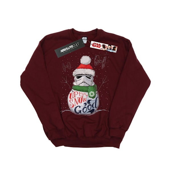 Star Wars Boys Stormtrooper Up To Snow Good Sweatshirt 12-13 år Burgundy 12-13 Years