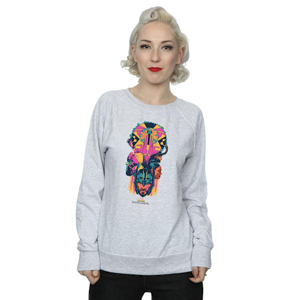 Marvel Dam/Kvinnor Thor Ragnarok Karaktär Totem Sweatshirt M Heather Grey M