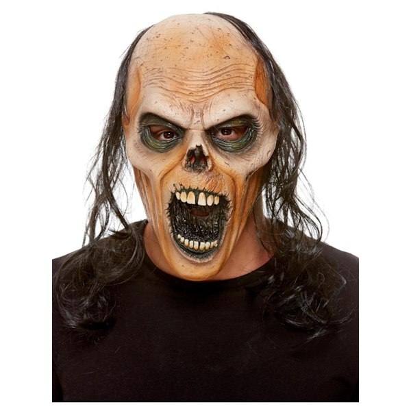 Smiffys Unisex Vuxen Zombie Latex Mask One Size Brun Brown One Size
