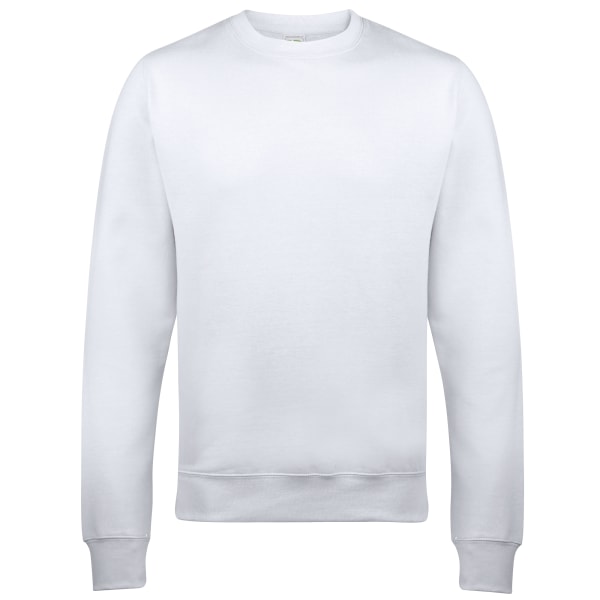 AWDis Just Hoods unisex unisex tröja med rund hals (280 G Artic White XL