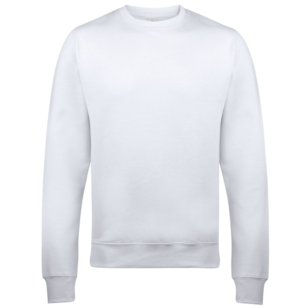 AWDis Just Hoods unisex unisex tröja med rund hals (280 G Artic White XXL