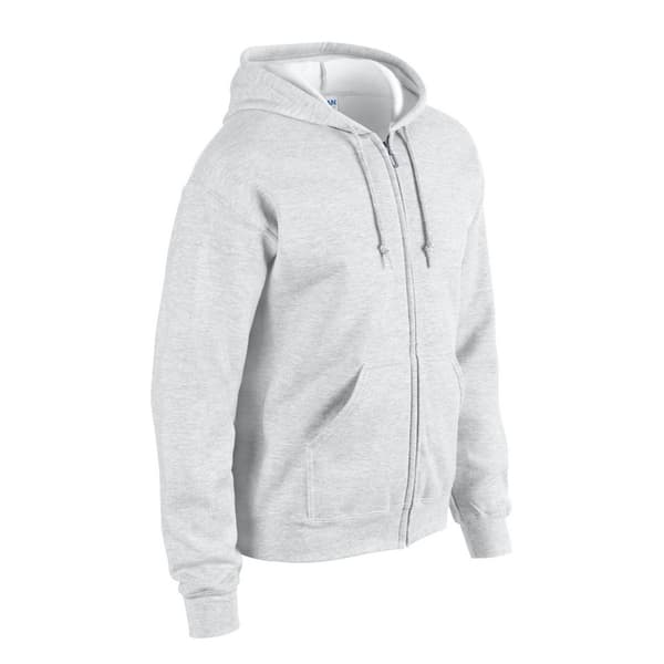 Gildan Herr Heavy Blend Full Zip Hoodie S Ash Ash S