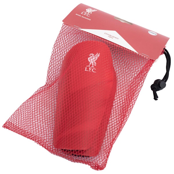 Liverpool FC Barn/Kids Fuse Crest Slip-In Skinnskydd 7-9 Red/Black/White 7-9 Years