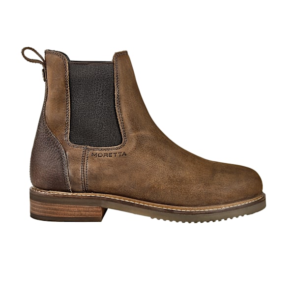 Moretta Unisex Modena Läder Chelsea Boots 8 UK Tan Tan 8 UK