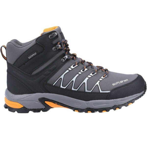 Cotswold Mens Abbeydale Mid Hiking Boots 10 UK Grå/Orange Grey/Orange 10 UK
