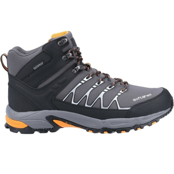 Cotswold Mens Abbeydale Mid Hiking Boots 8 UK Grå/Orange Grey/Orange 8 UK