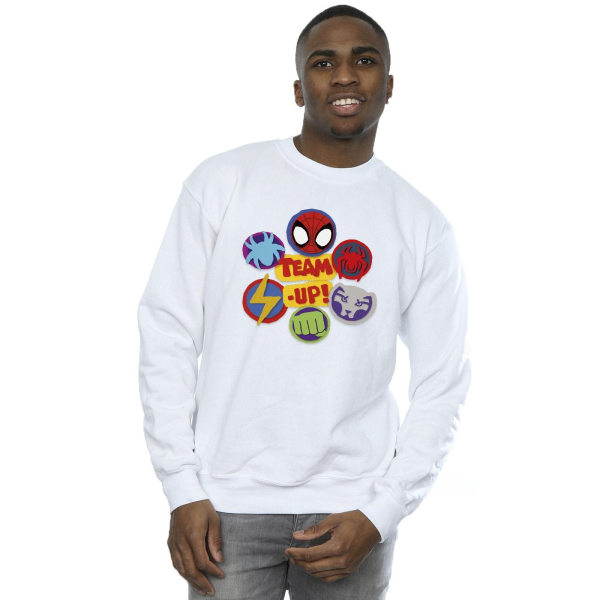 Marvel Spidey And His Amazing Friends Team Up Sweatshirt 3 White 3XL